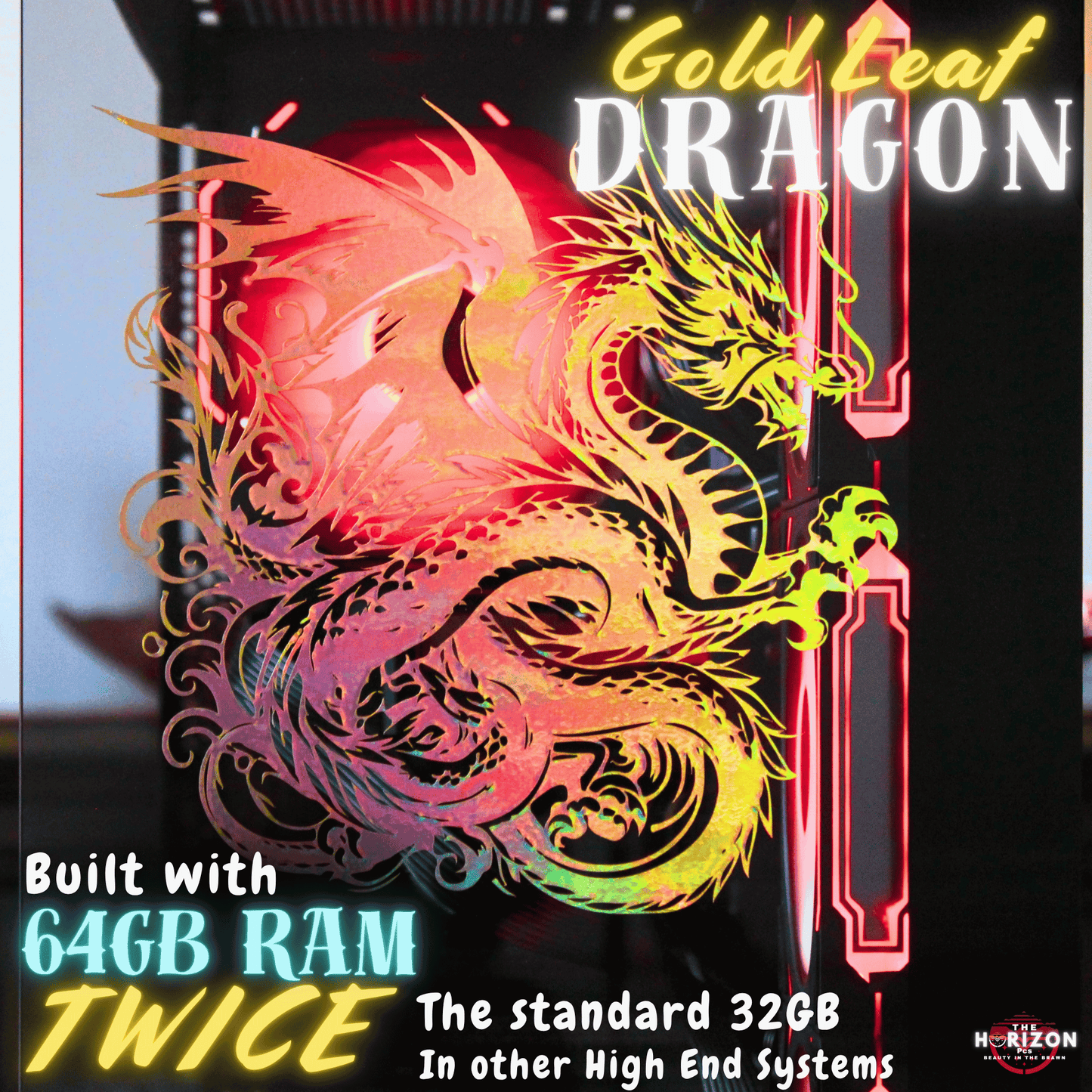The Horizon Autherium Dragon RGB I9 RTX Gaming PC || 64GB RAM || 9TB High Speed Storage || Core I9 Upto 5.4Ghz || RTX 5070 OC || Windows 11 PRO || 360MM AIO || 2.4GB/s WiFi 6E, VR and Gaming Ready Visit the The Horizon Pcs Store