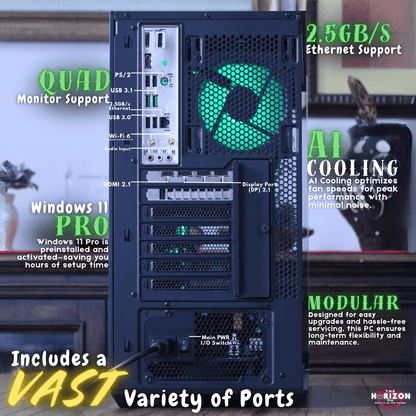 The Horizon Autherium Dragon RGB I9 RTX Gaming PC || 64GB RAM || 9TB High Speed Storage || Core I9 Upto 5.4Ghz || RTX 5070 OC || Windows 11 PRO || 360MM AIO || 2.4GB/s WiFi 6E, VR and Gaming Ready Visit the The Horizon Pcs Store